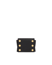 Allen Wallet | Black/Brushed Gold Red Zip