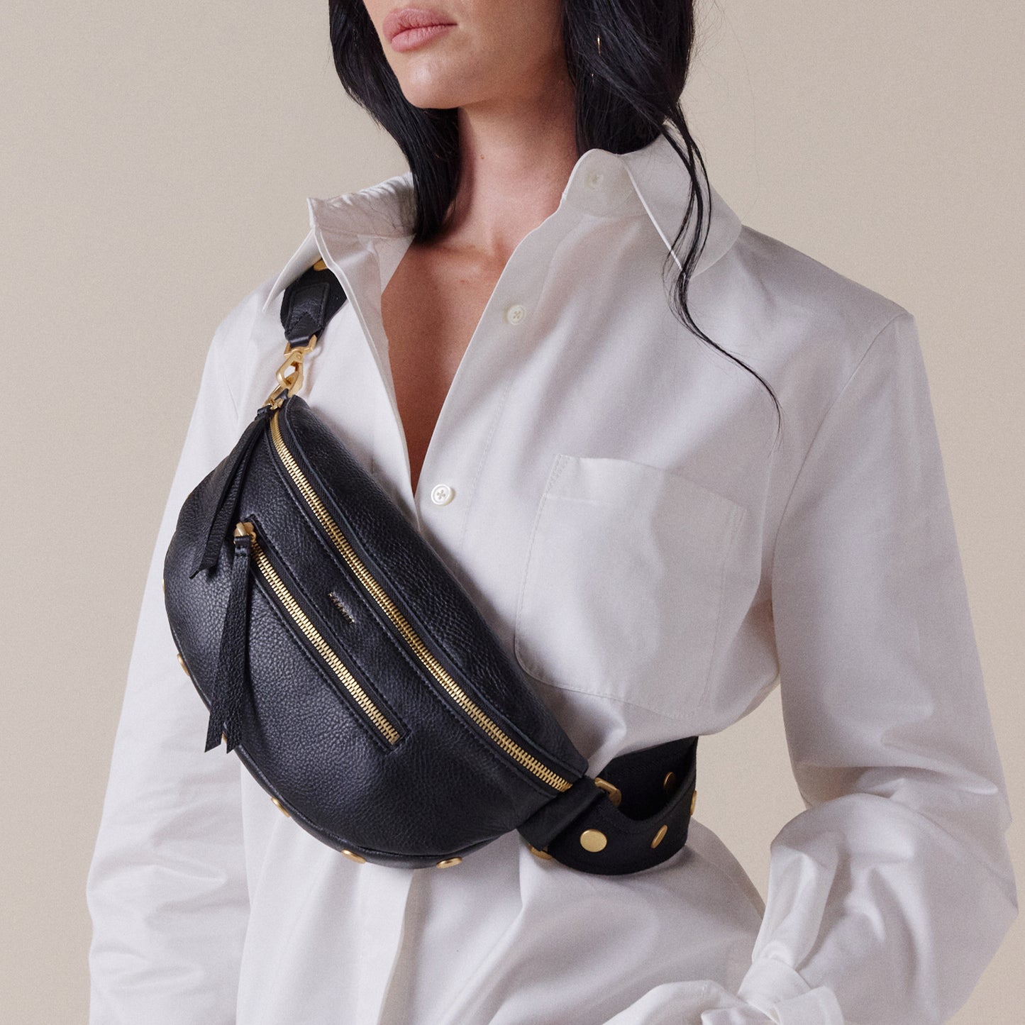 Charles Crossbody | Revival Collection/Brushed Gold