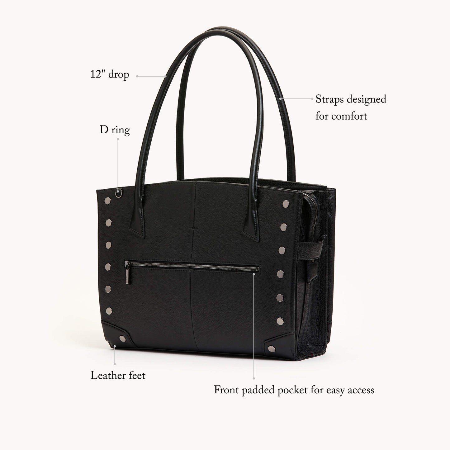 Elle Work Carry | Black/Gunmetal