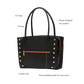 Elle Work Carry | Black/Brushed Gold Red Zip