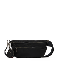 Charles Crossbody | Black Nylon/Gunmetal | Lrg