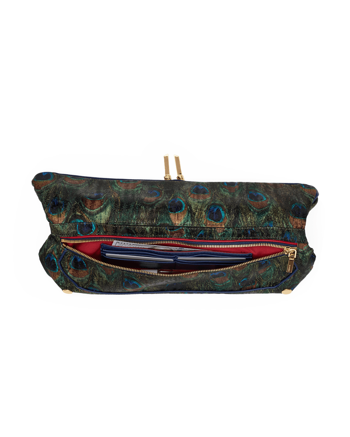 Beverly-Clutch-Peacock-Jacquard-G-Inside-View