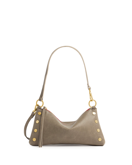 Kyle | Pewter/Brushed Gold Red Zip