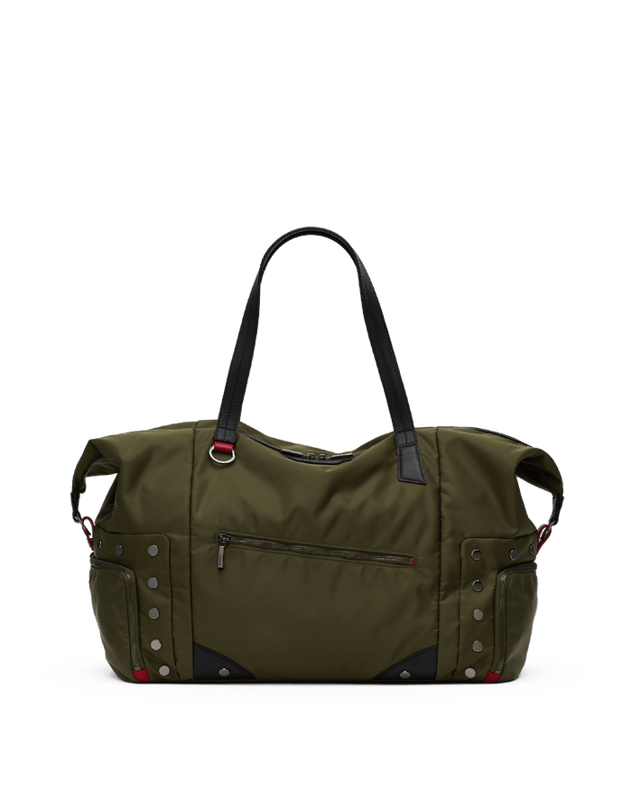 Ivy Weekender | Jade Nylon/Gunmetal