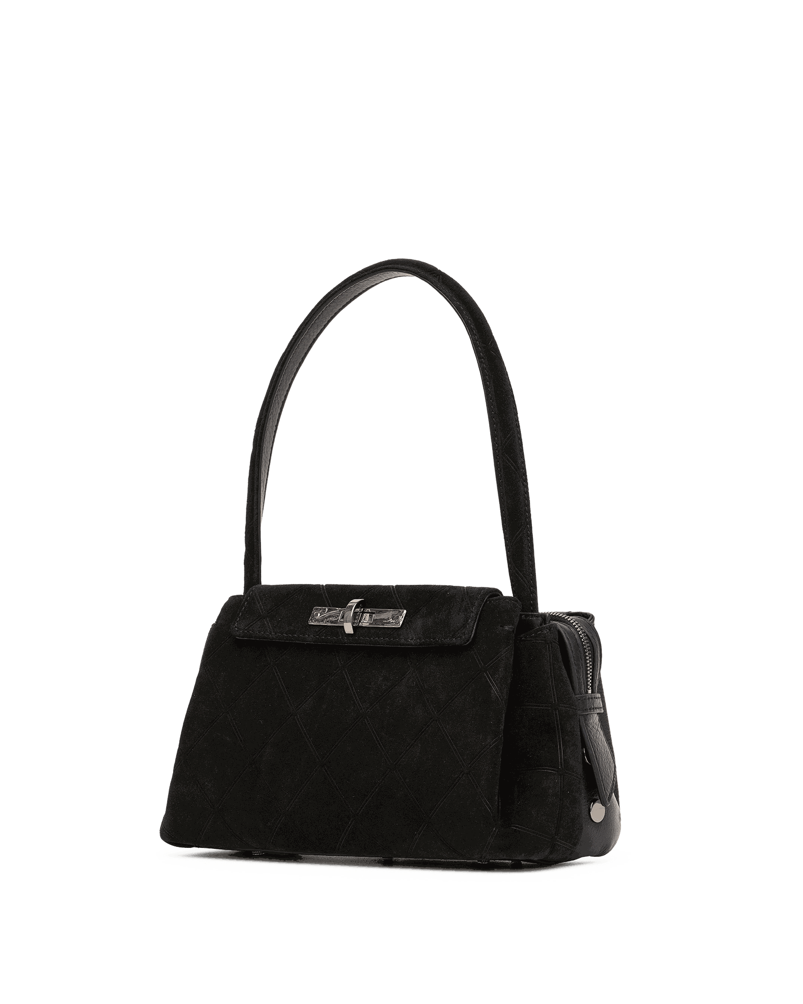 Charlotte-Med-Noir-Diamond-Suede-GM-Front-View-2