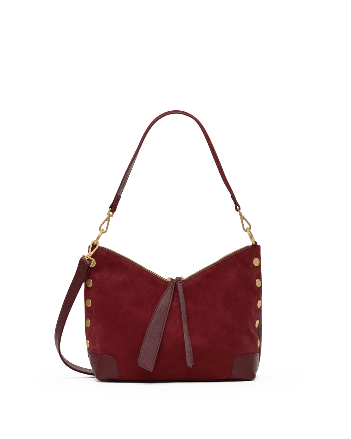 Grace | Cherrywood Suede/Brushed Gold | Med