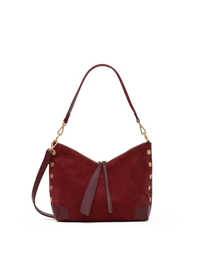 Grace | Cherrywood Suede/Brushed Gold | Med
