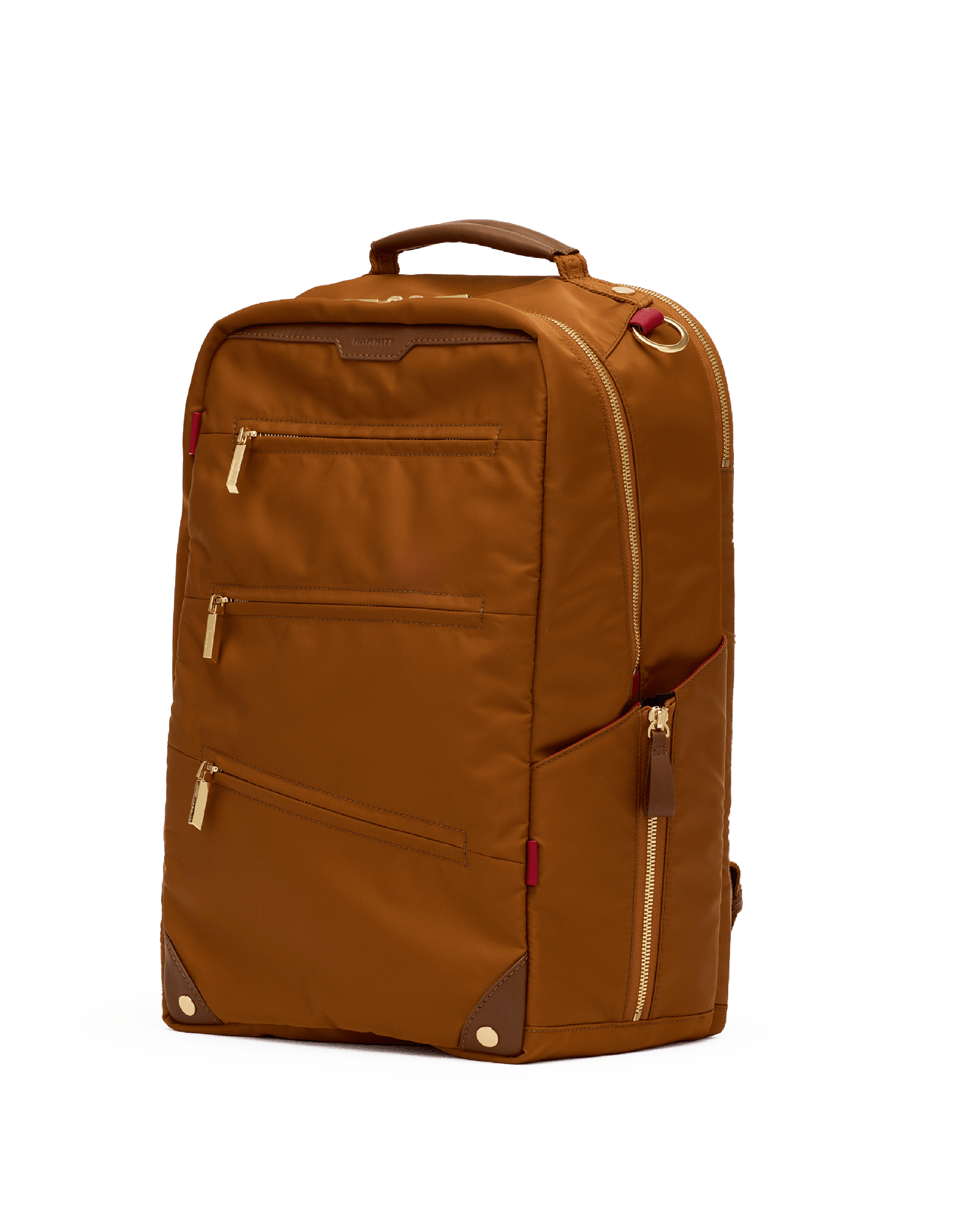 Eden-Backpack-Amber-Nylon-G-Front-View