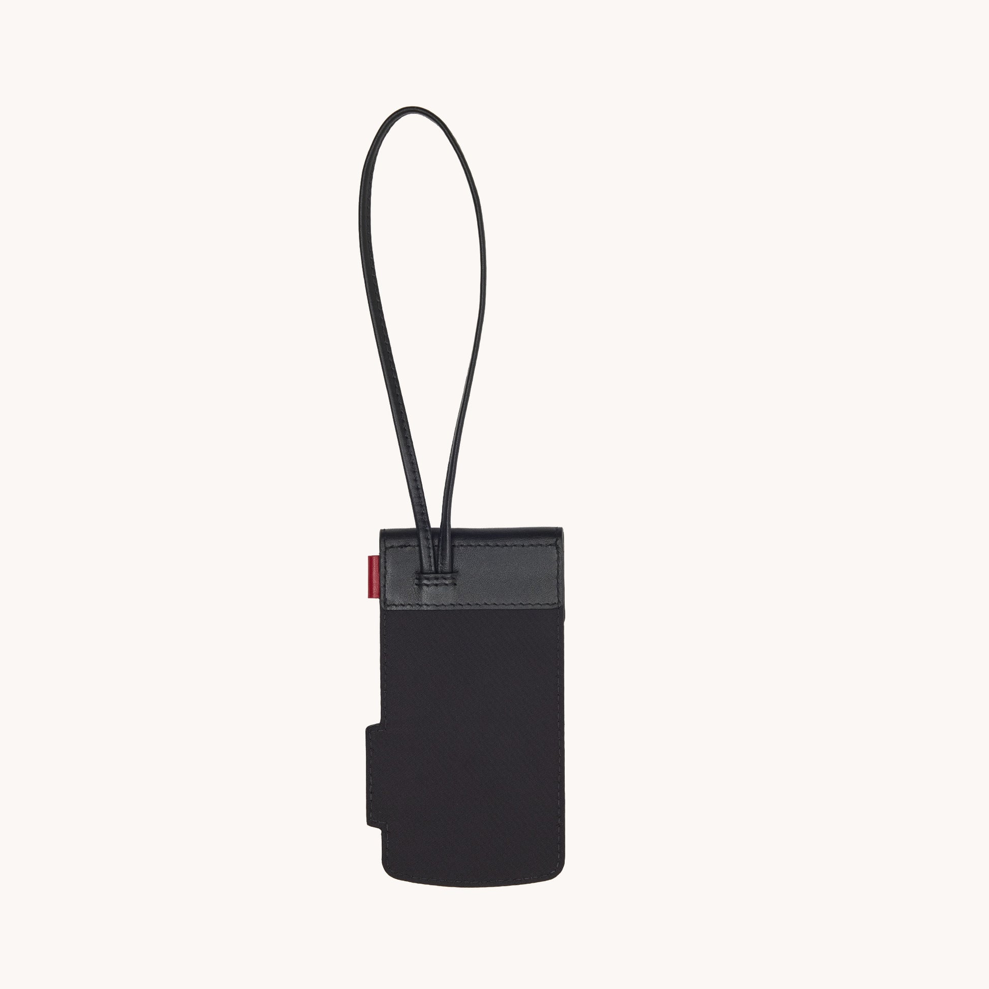 Camera-Luggage-Tag-Black-Nylon-G-Back-View