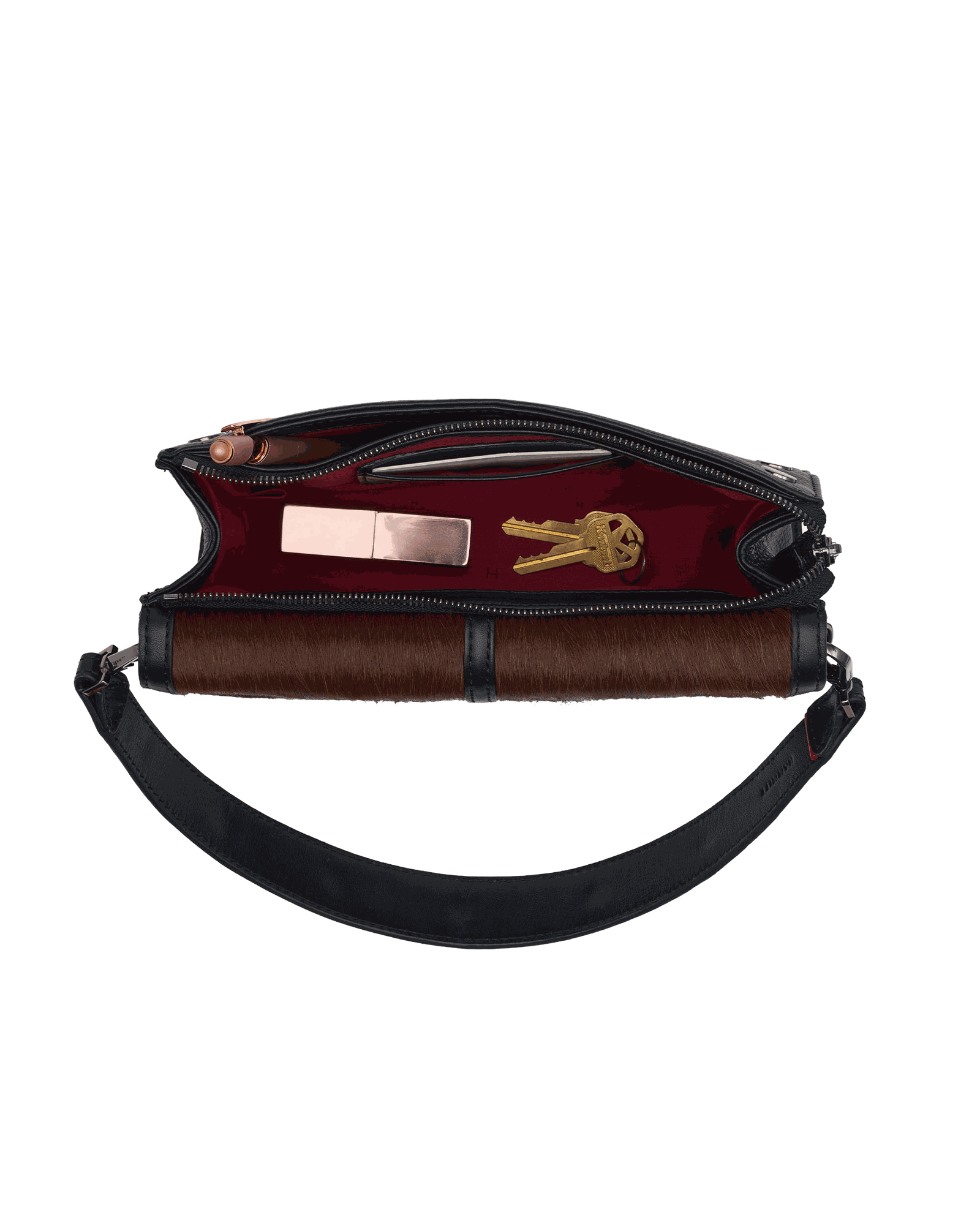 Montana-Clutch-Sml-Calf-Hair-GM-Inside-View