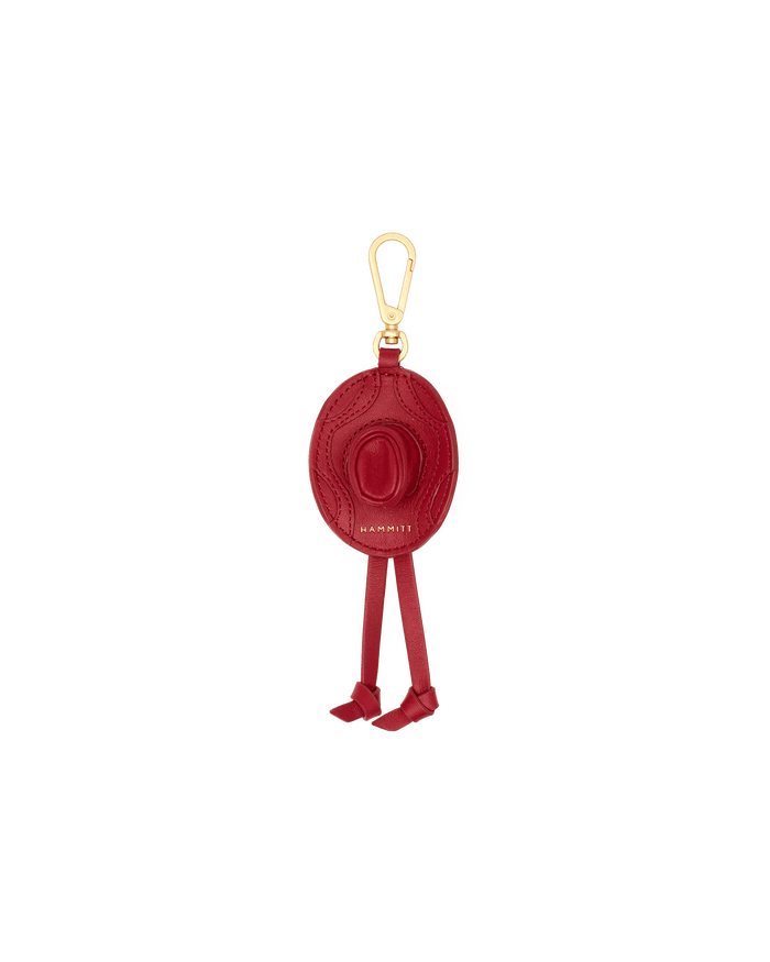Cowboy Russ Charm | Red Flare/Brushed Gold