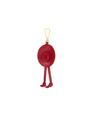 Cowboy Russ Charm | Red Flare/Brushed Gold