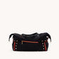 Ivy-Weekender-Black-Nylon-G-Red-Zip-Detail-View-2