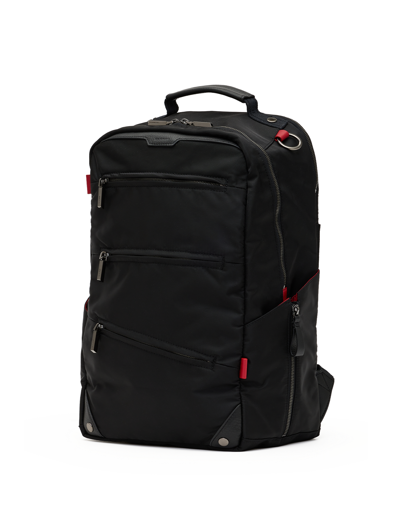 Eden-Backpack-Black-Nylon-GM-Front-View