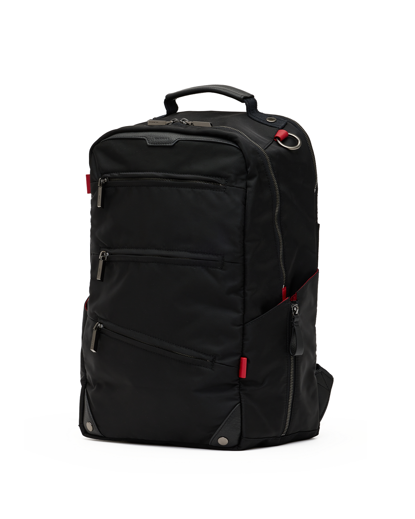 Eden-Backpack-Black-Nylon-GM-Front-View