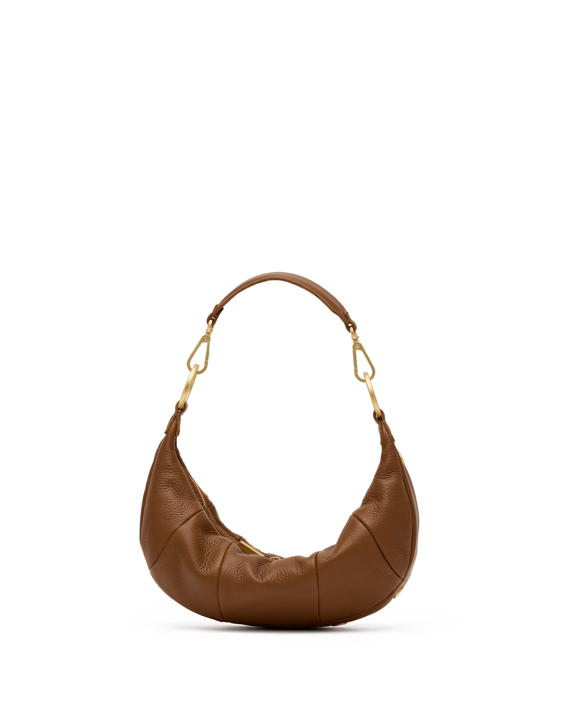 Erica-Sml-Mahogany-Pebble-BG-Red-Zip-Back-View