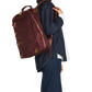 Eden-Backpack-Wine-Nylon-G-Model-View-2