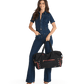 Ivy-Weekender-Black-Nylon-G-Red-Zip-Model-View-3