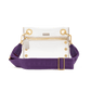 Webbing Crossbody Strap-Game Day Purple-BG-Front-View-2