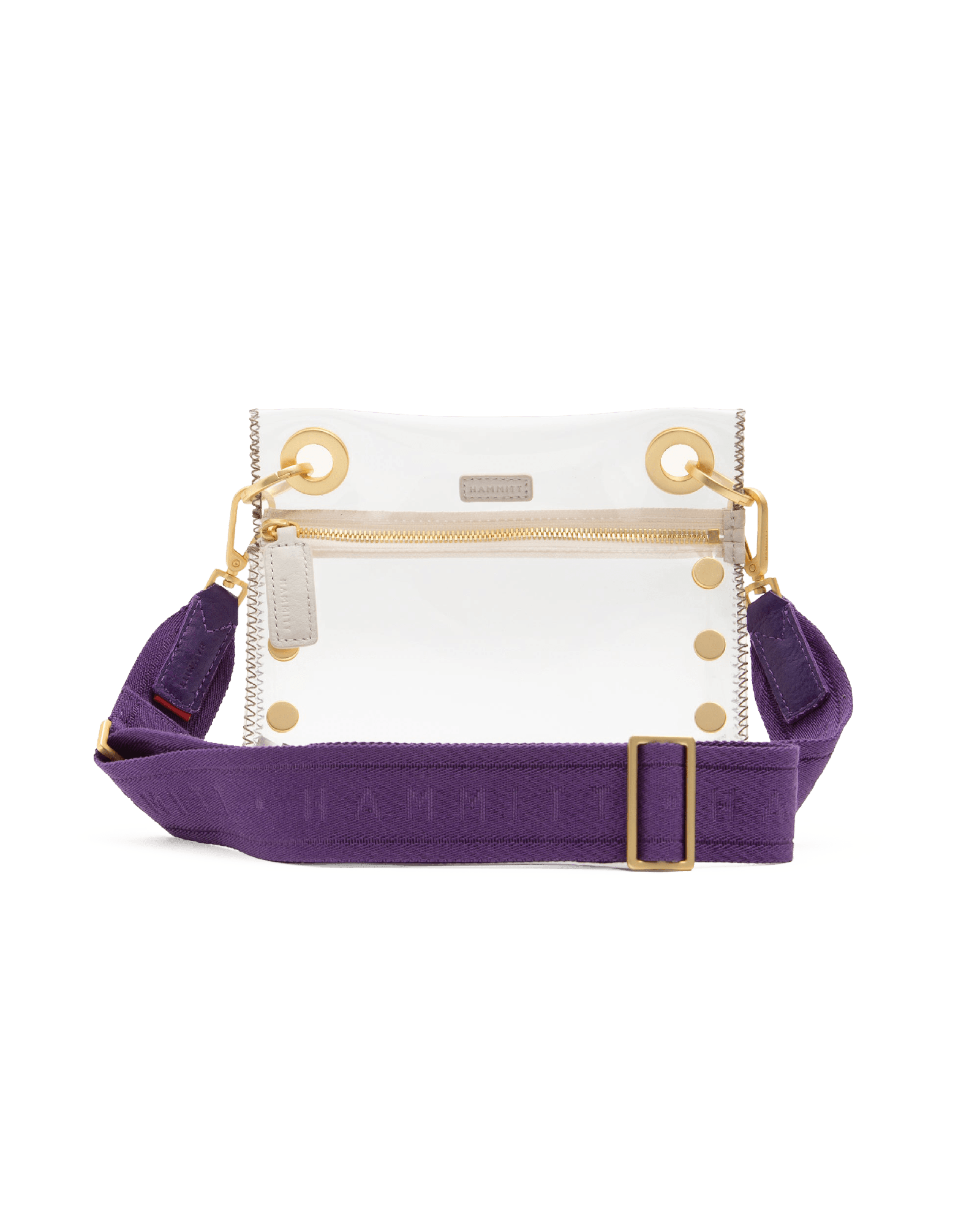 Webbing Crossbody Strap-Game Day Purple-BG-Front-View-2