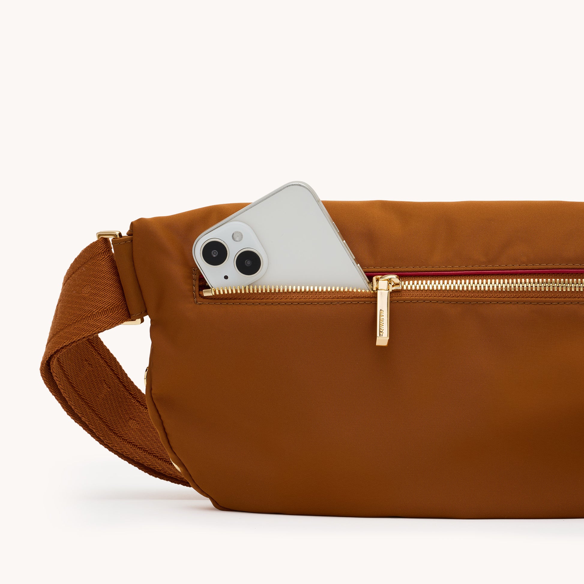 Charles-Crossbody-Lrg-Amber-Nylon-G-Back-View-Detail