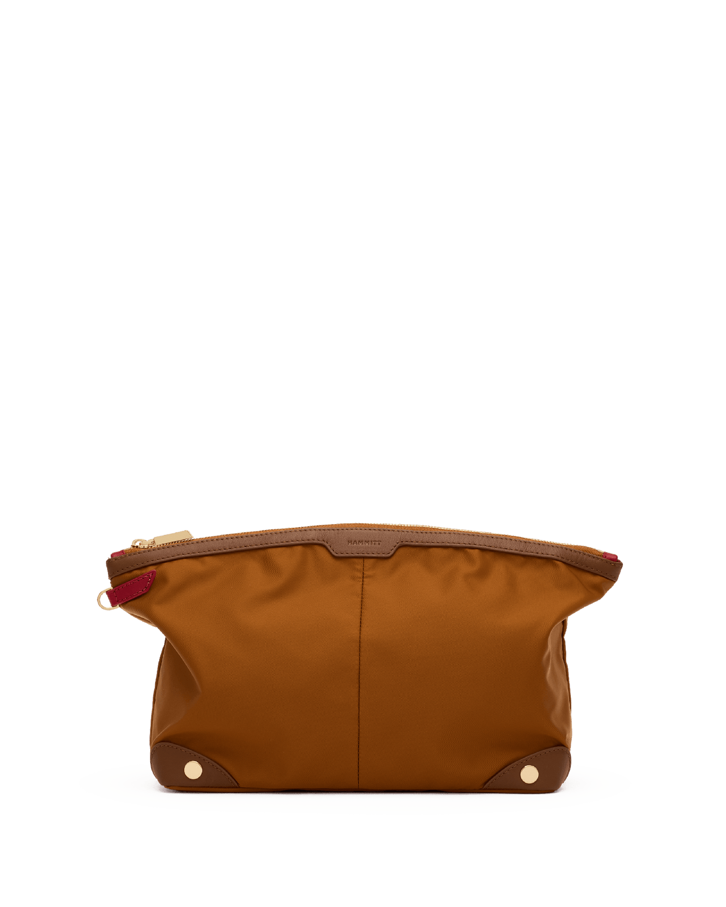 Nicky-Travel-Pouch-Lrg-Amber-Nylon-G-Front-View