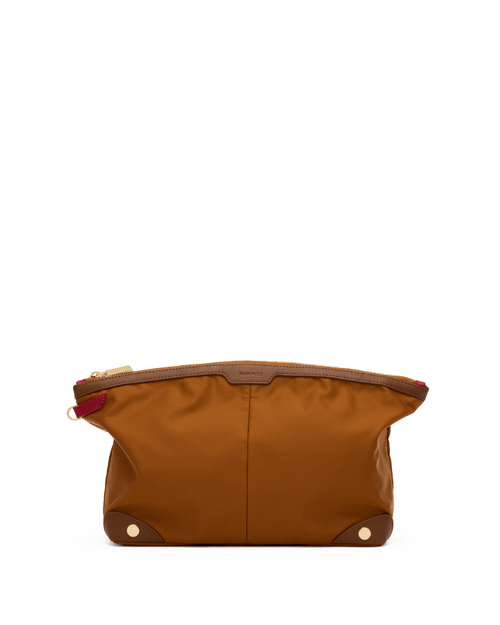 Nicky-Travel-Pouch-Lrg-Amber-Nylon-G-Front-View