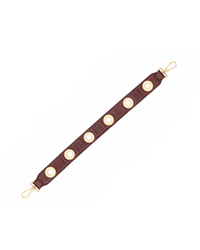 Grommet Strap | Cherrywood Pebble/Brushed Gold | Short