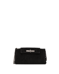Charlotte-Sml-Noir-Diamond-Suede-GM-Front-View