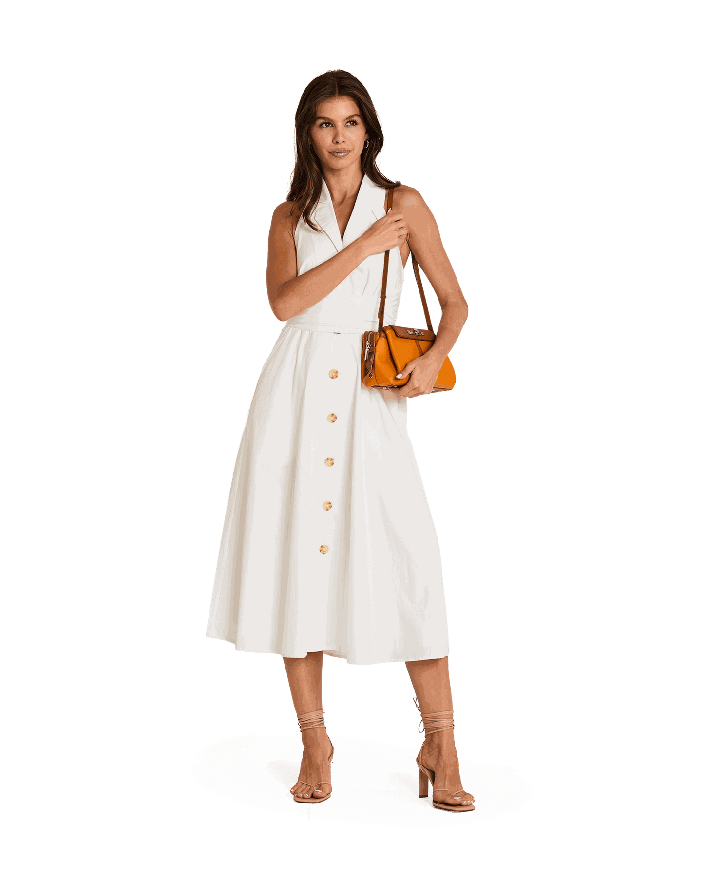 Charlotte-Med-Tailored-Tangerine-S-Model-View-3