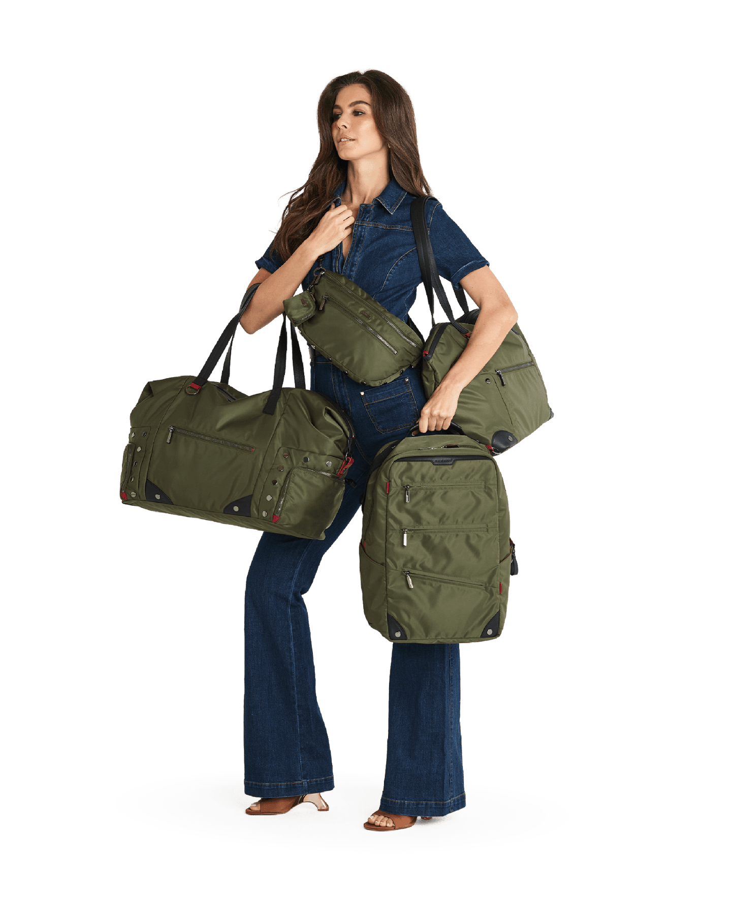 Ivy-Weekender-Jade-Nylon-GM-Model-View-4