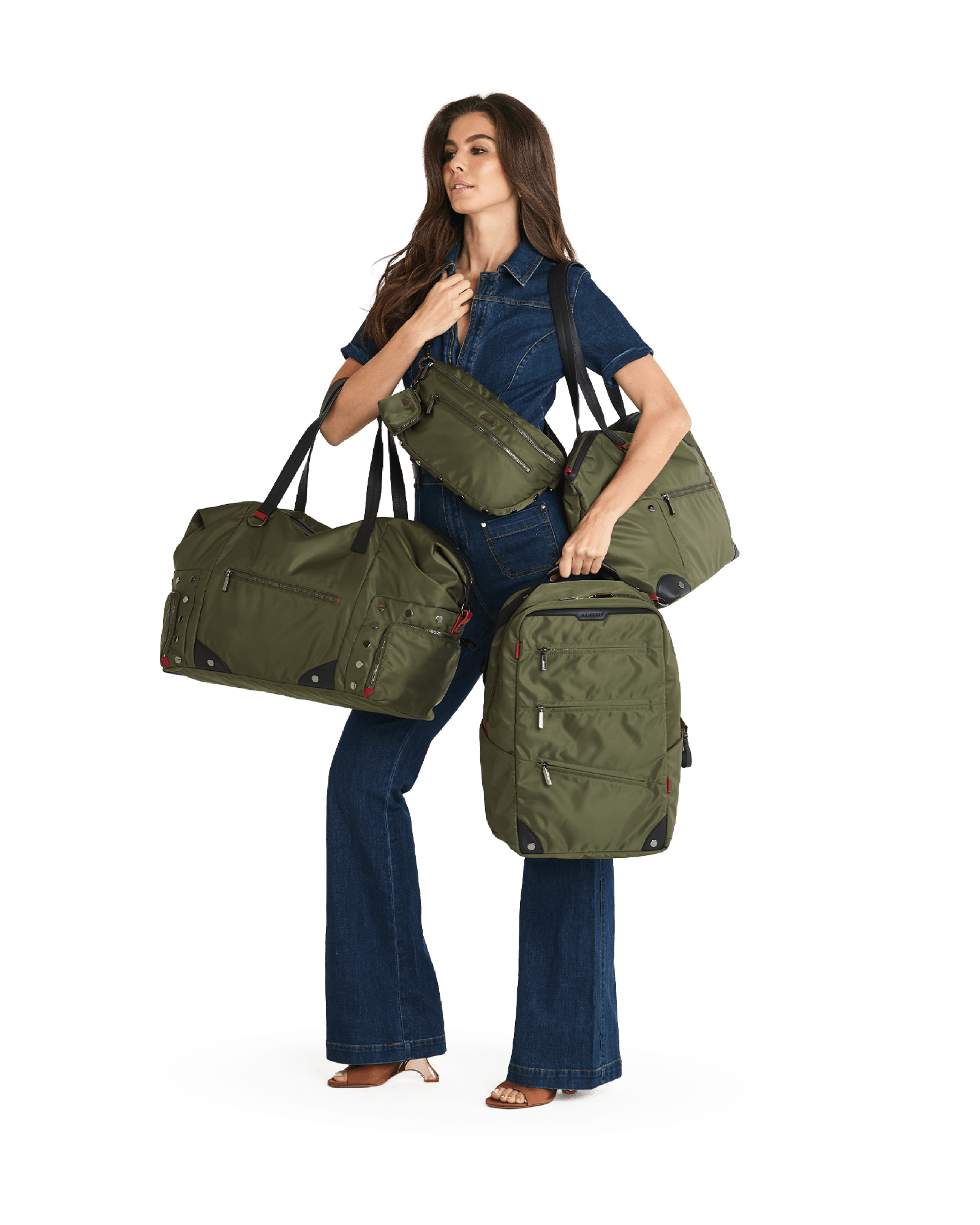Ivy-Weekender-Jade-Nylon-GM-Model-View-4