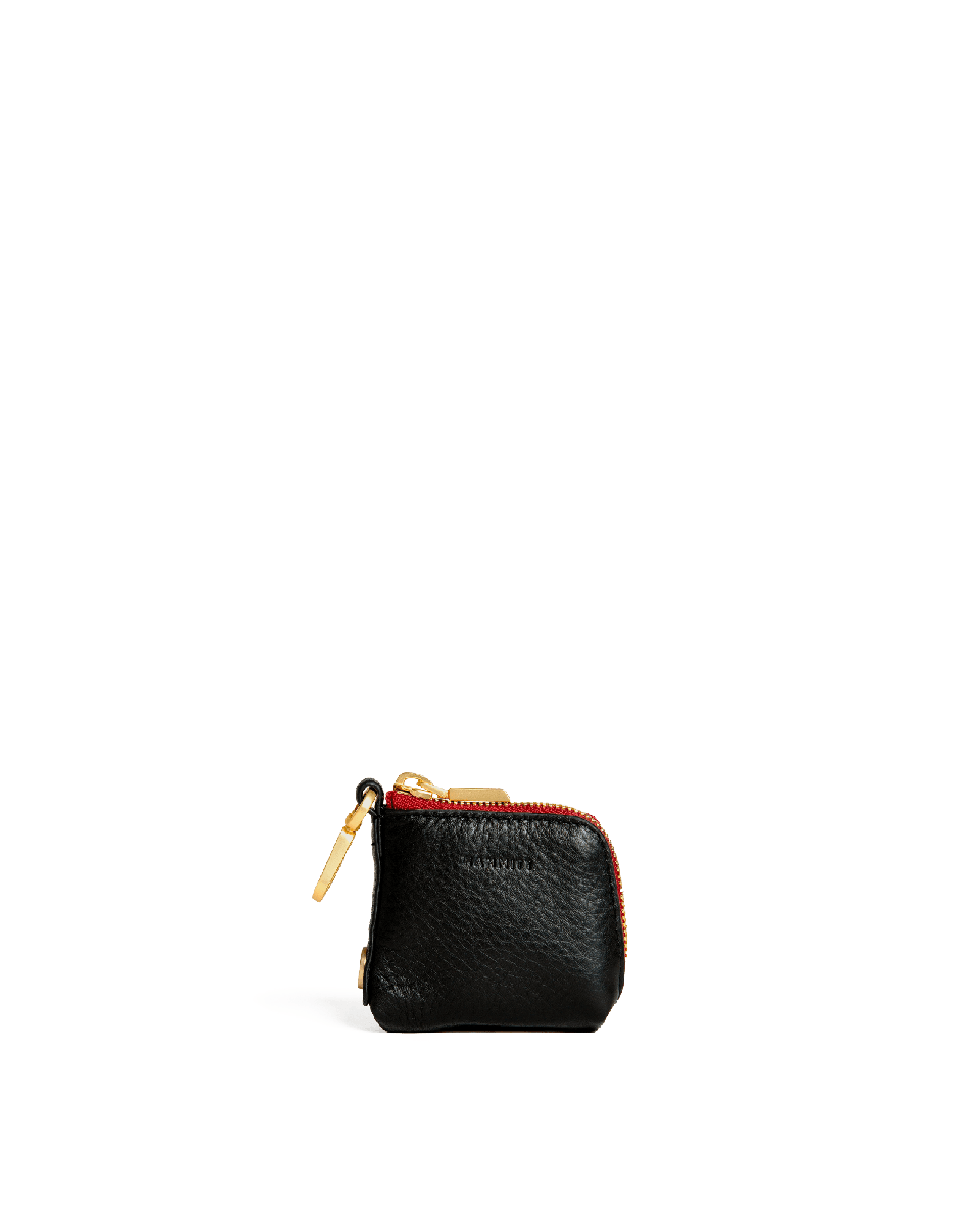 Syd-Pouch-Black-BG-Red-Zip-Front-View-2