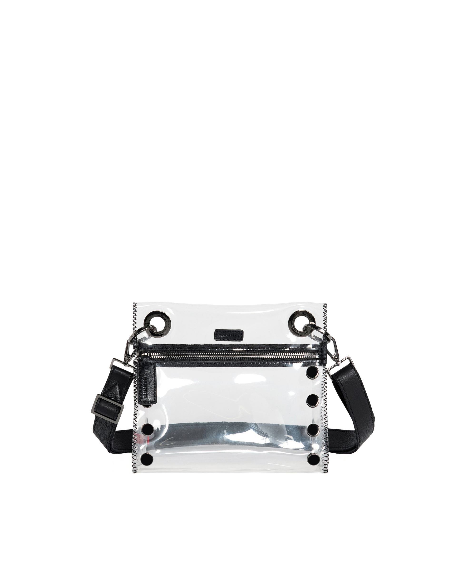 Tony-Sml-Clear-Black-Front-View
