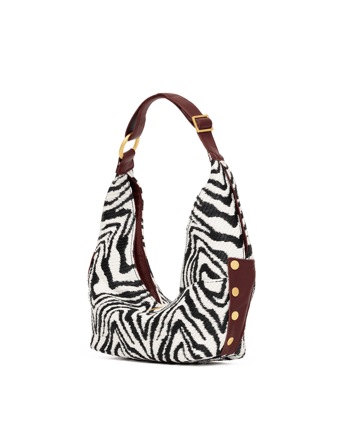 Tom Zip | Zebra/Brushed Gold | Med