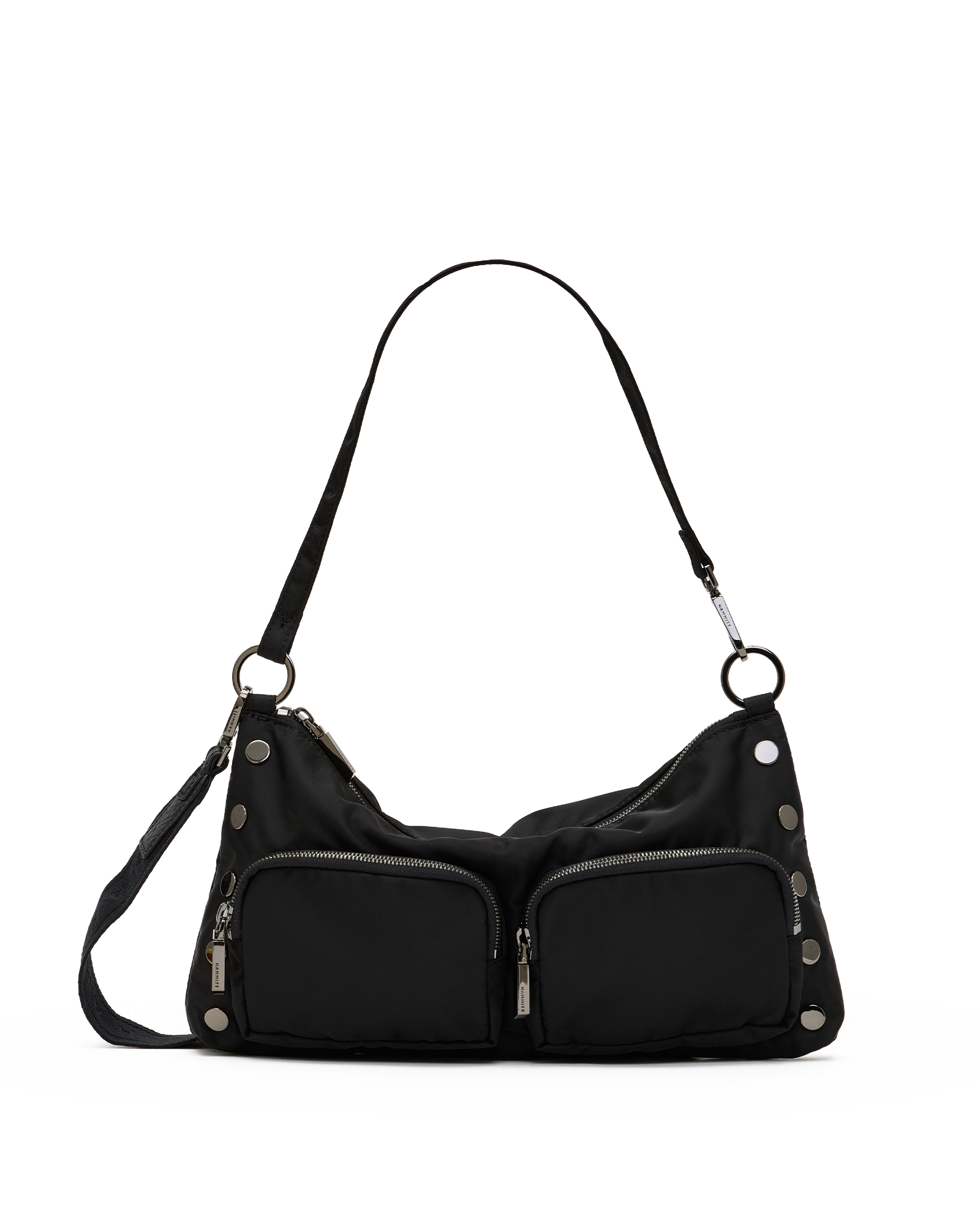Kyle-Med-Black-Nylon-GM-Front-View