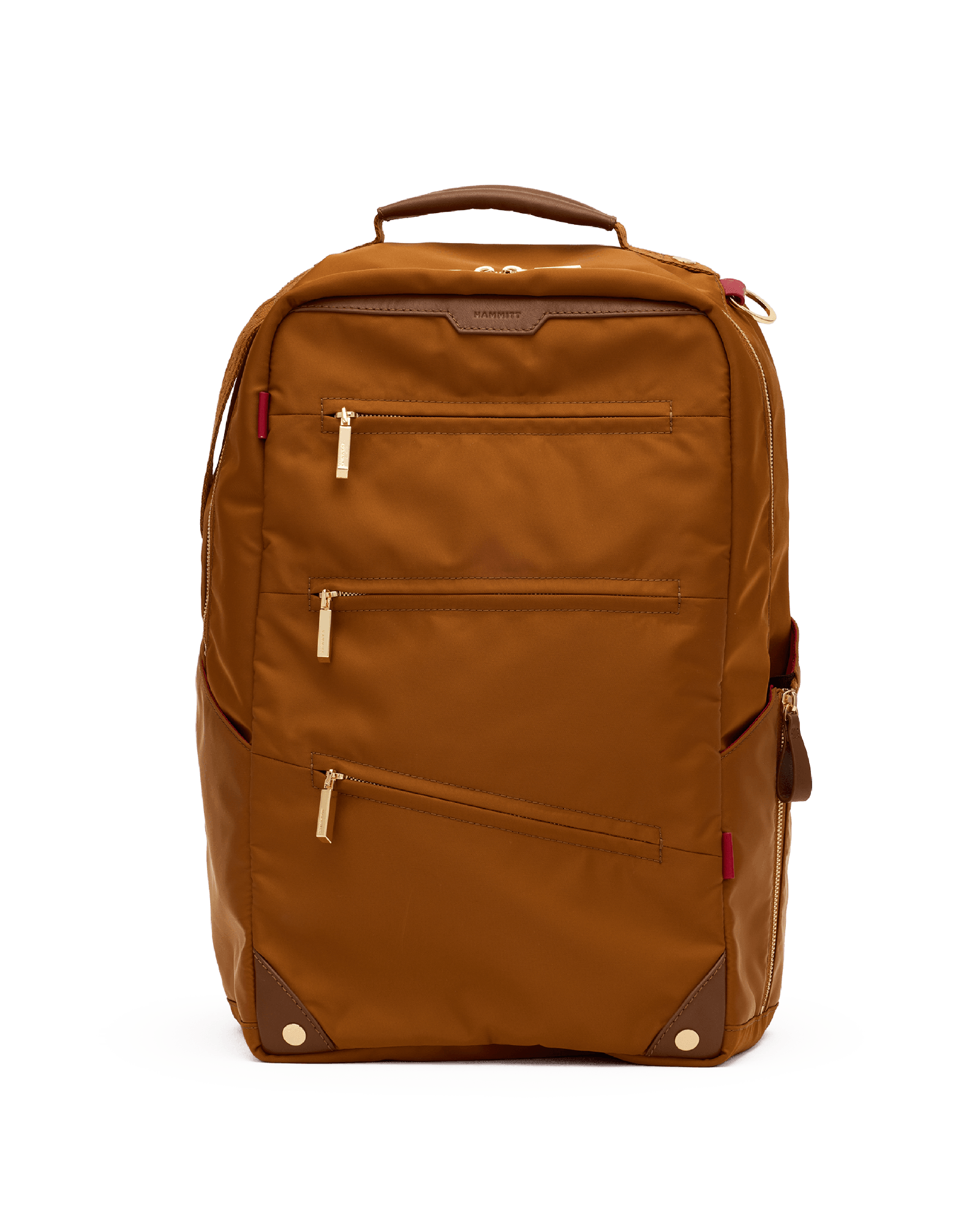 Hammitt Eden Backpack Amber Nylon Gold Backpack