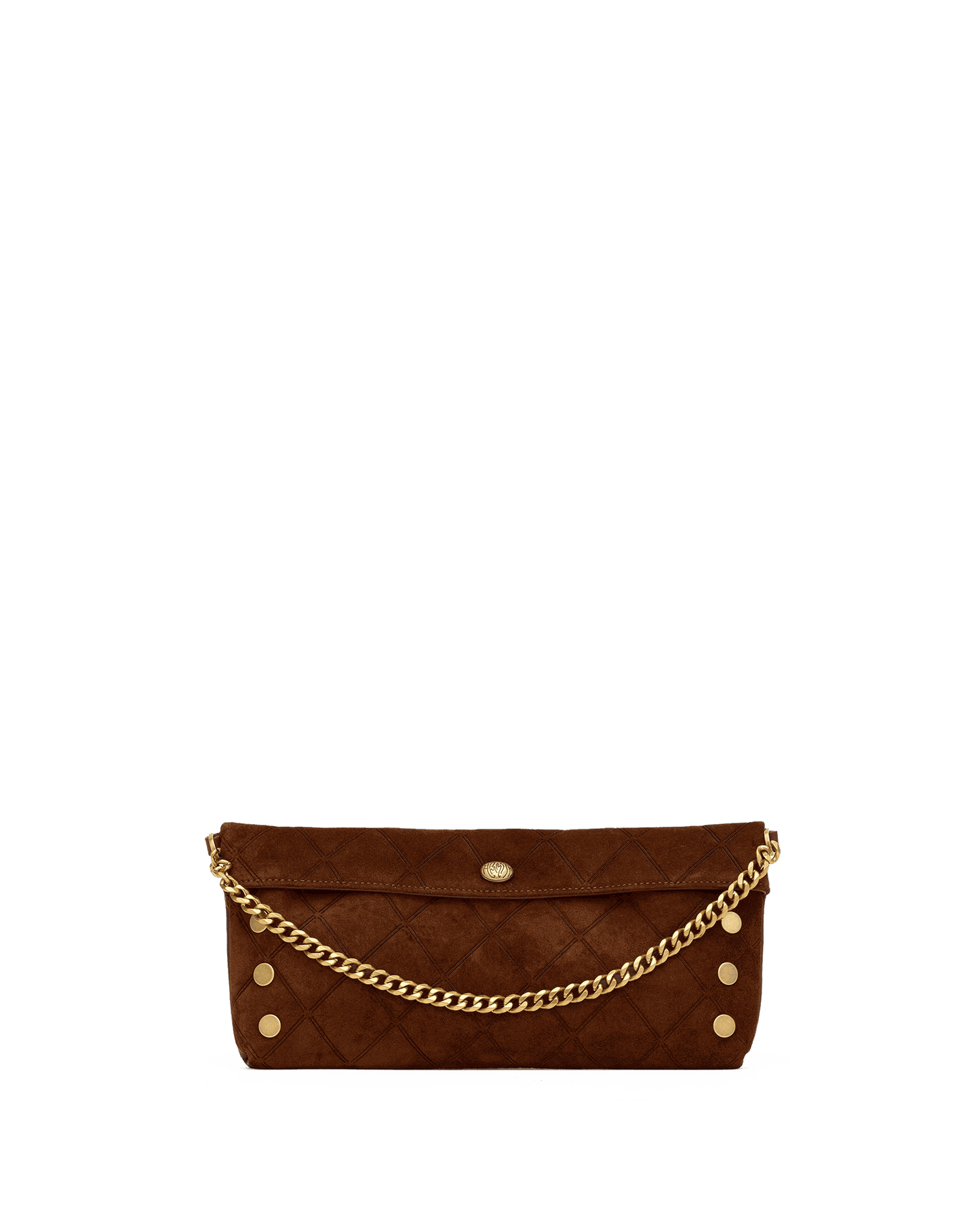 Invitation-Clutch-Choco-Diamond-S-AG-Front-View