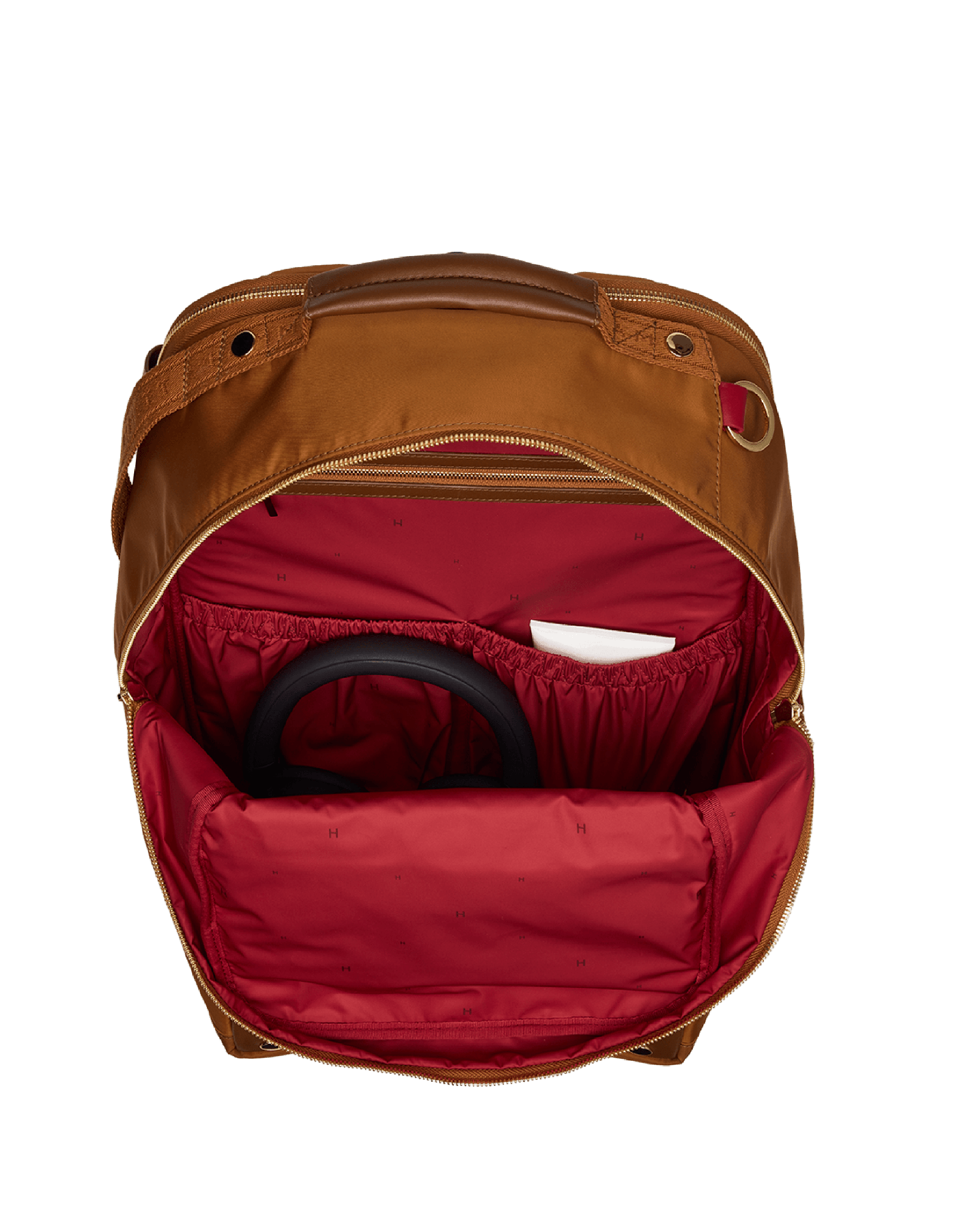 Eden-Backpack-Amber-Nylon-G-Inside-View