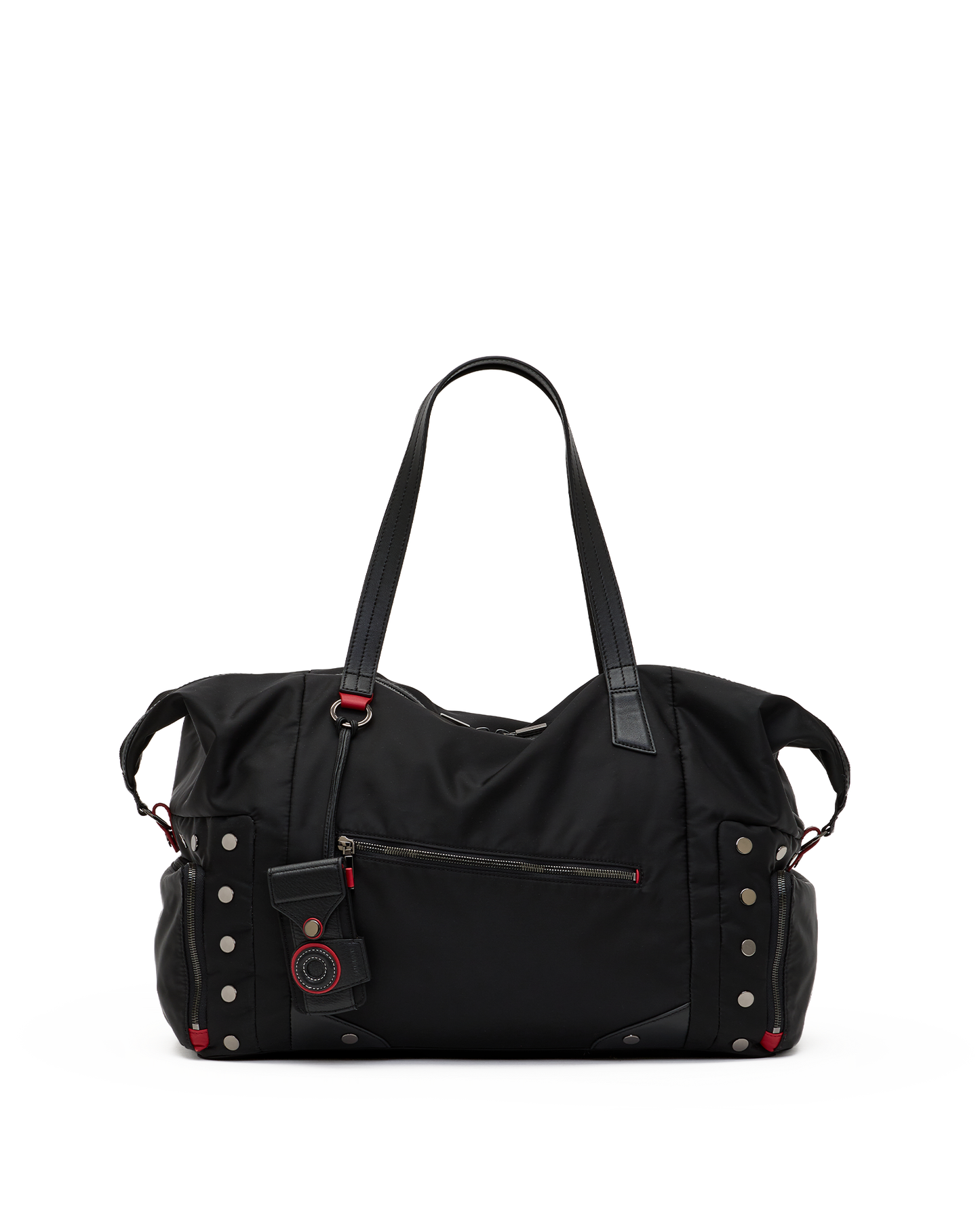 Ivy-Weekender-Black-Nylon-GM-Front-View-3