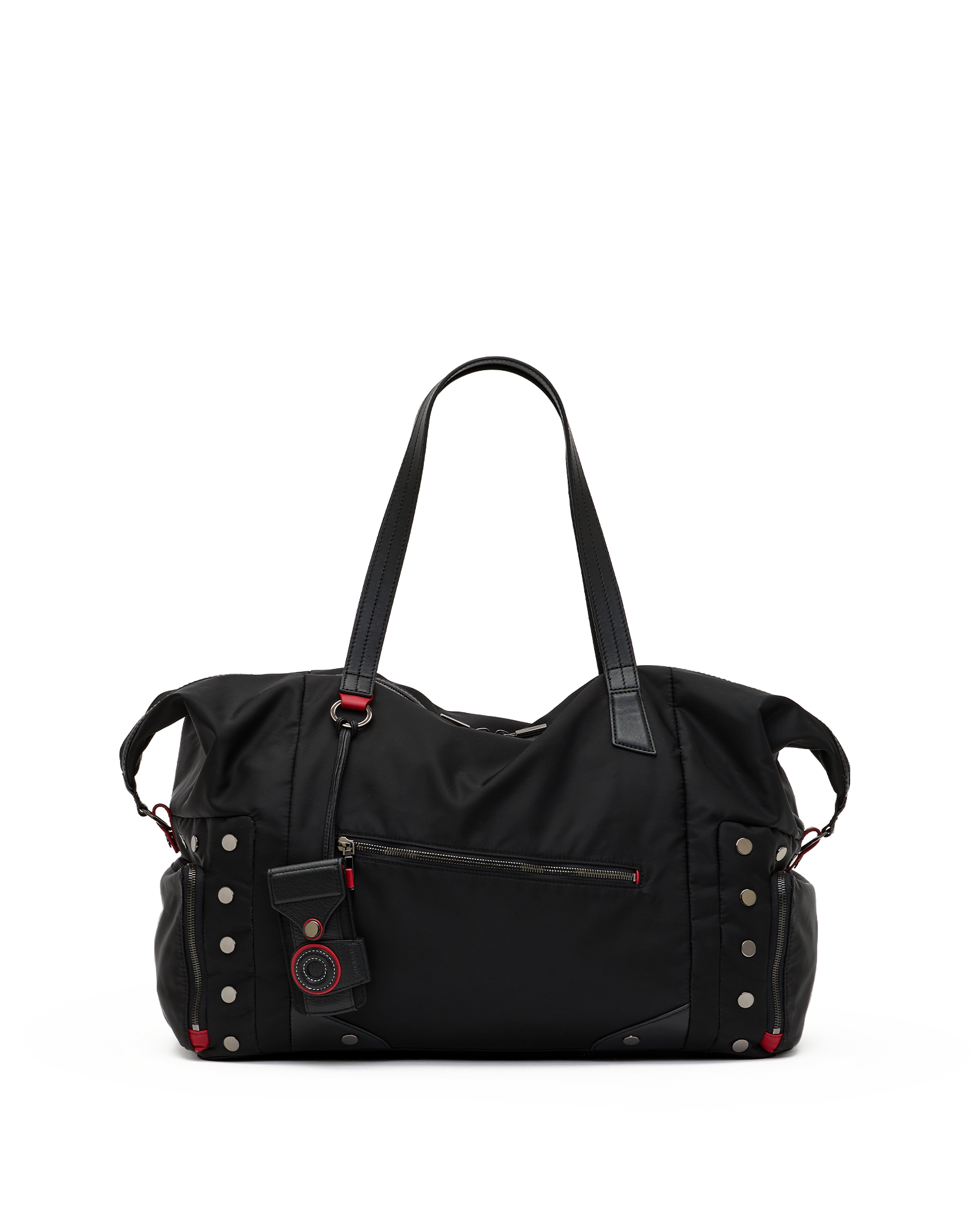 Ivy-Weekender-Black-Nylon-GM-Front-View-3