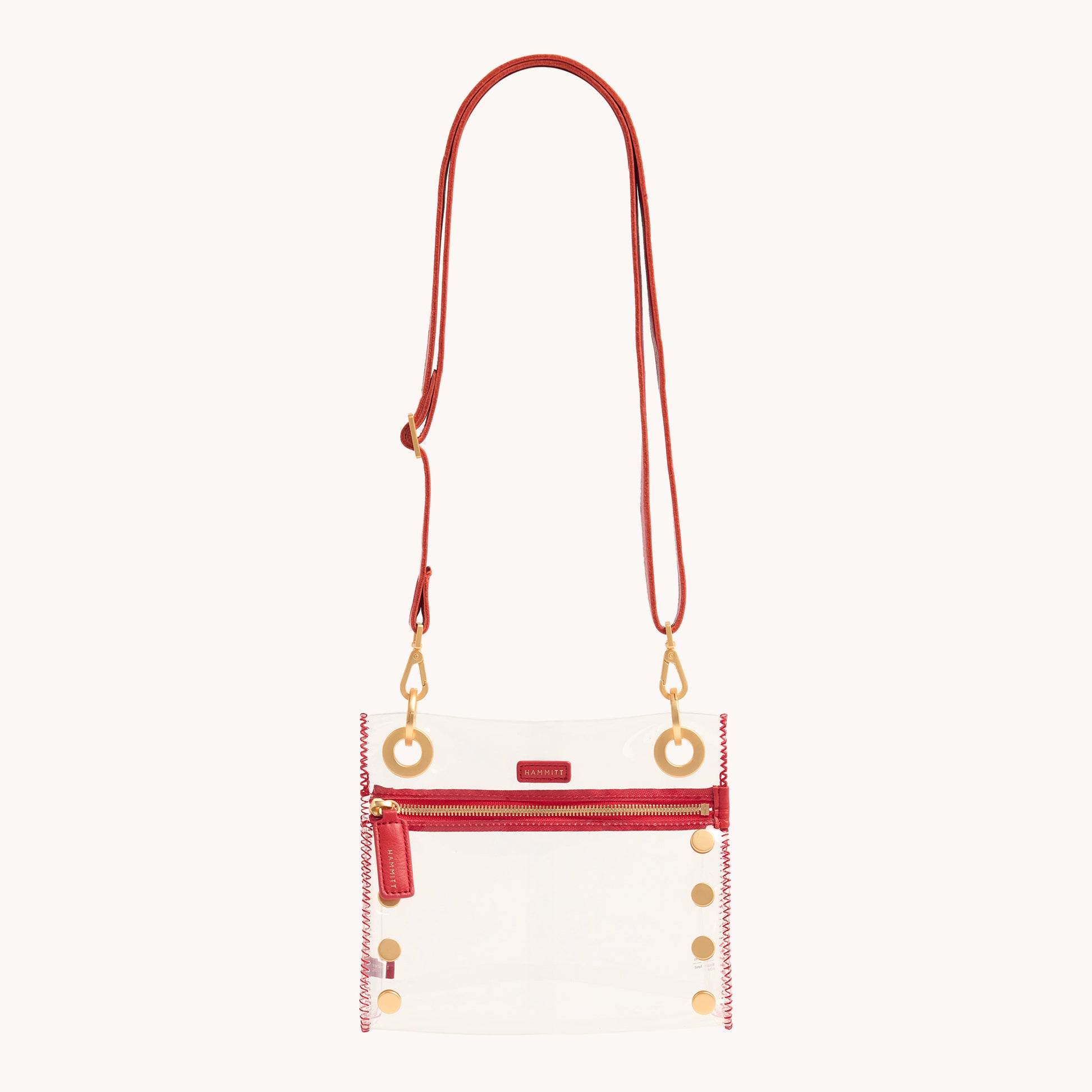 Tony-Sml-Clear-Poppy-Red-BG-Crossbody-View