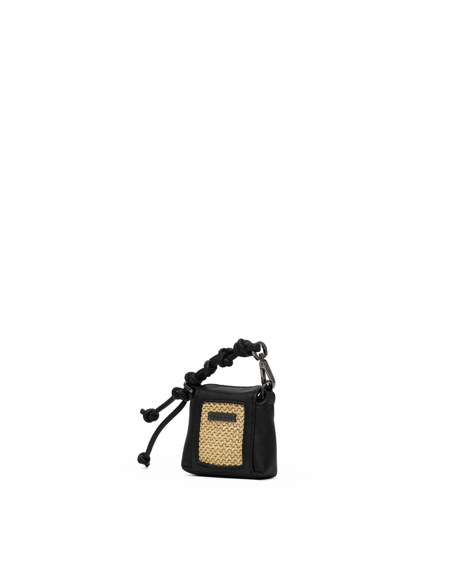 Mini-B-Noir-Smooth-Raffia-GM-Front-View