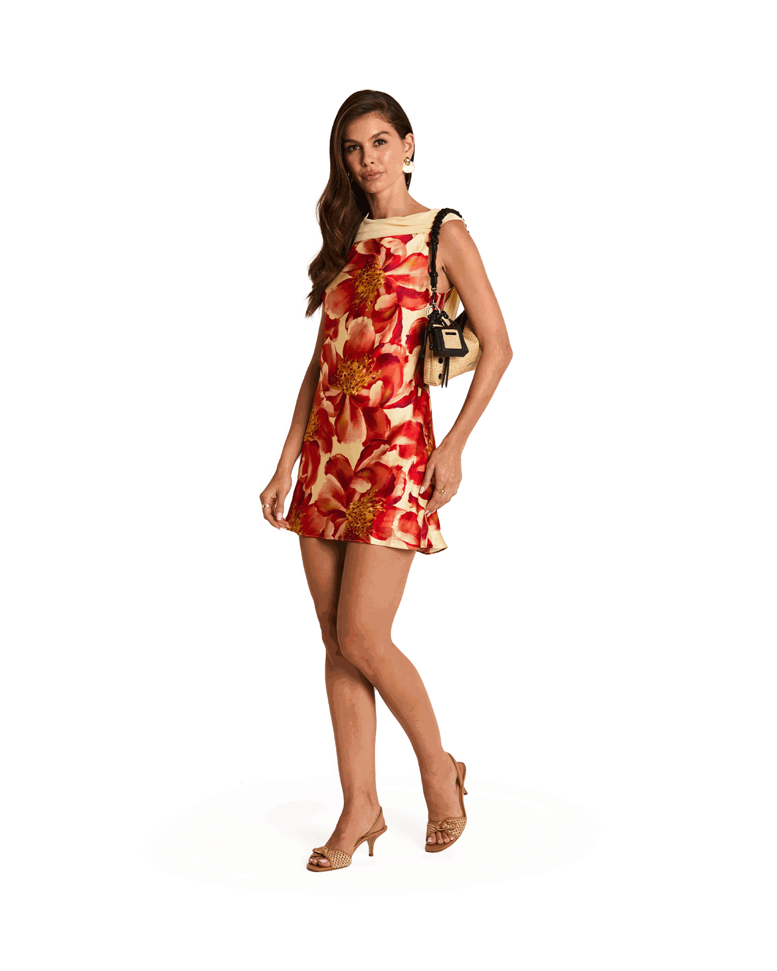 Mini-B-Noir-Smooth-Raffia-GM-Model-View