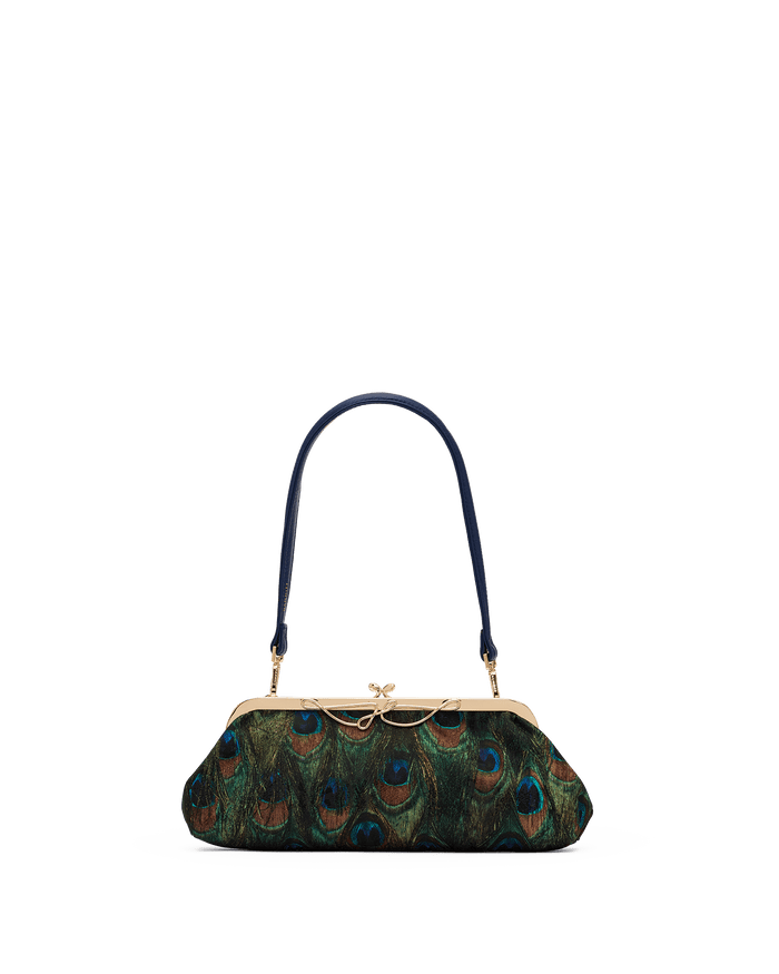 Vivienne | Peacock Jacquard/Gold | Slim