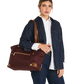 Zoe-Tote-Wine-Nylon-G-Model-View-2