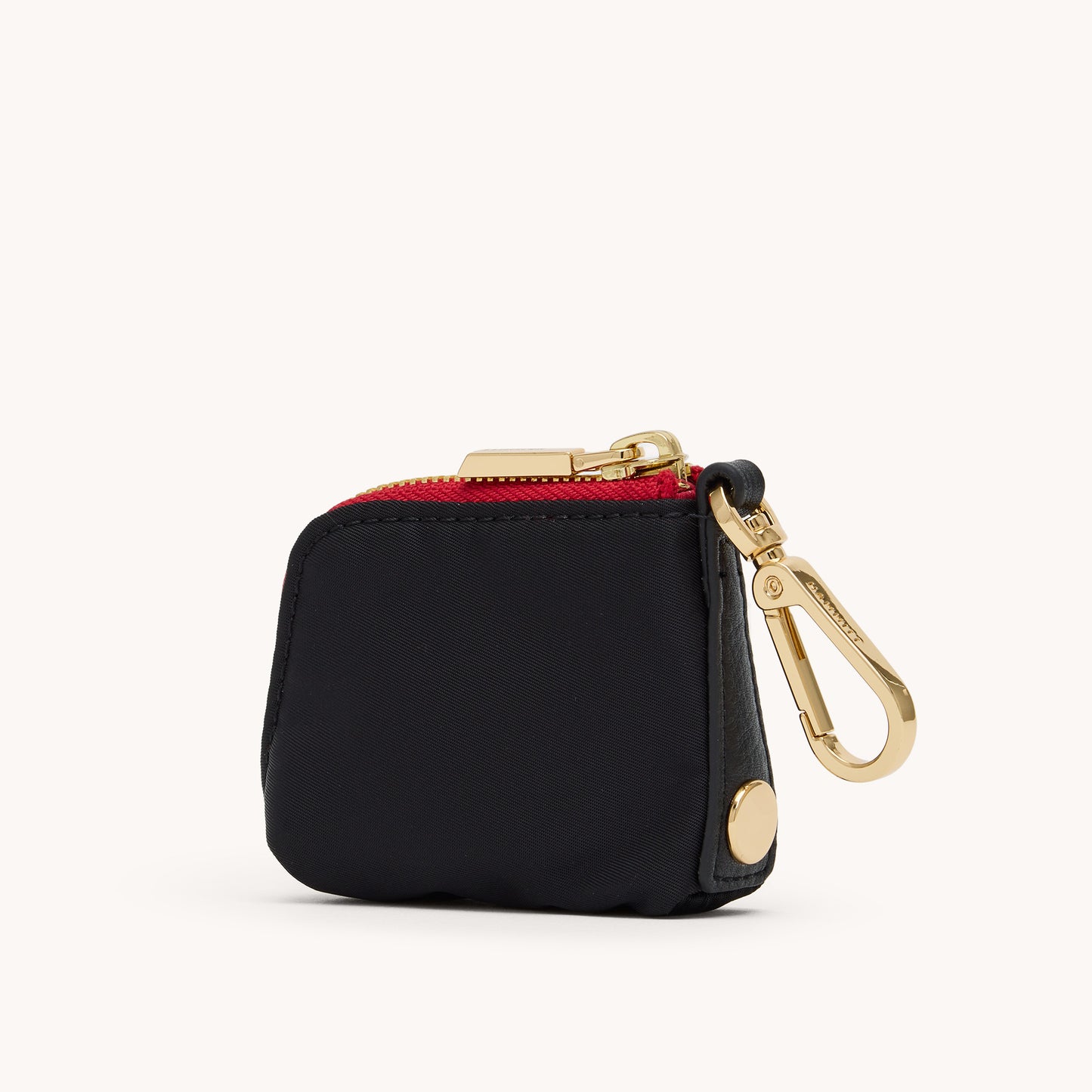 Syd-Pouch-Black-Nylon-G-Red-Zip-Back-View-Detail