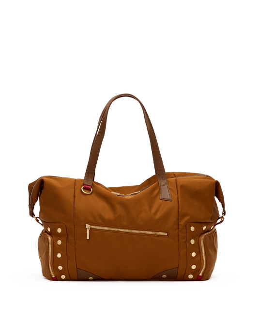Ivy-Weekender-Amber-Nylon-G-Front-View
