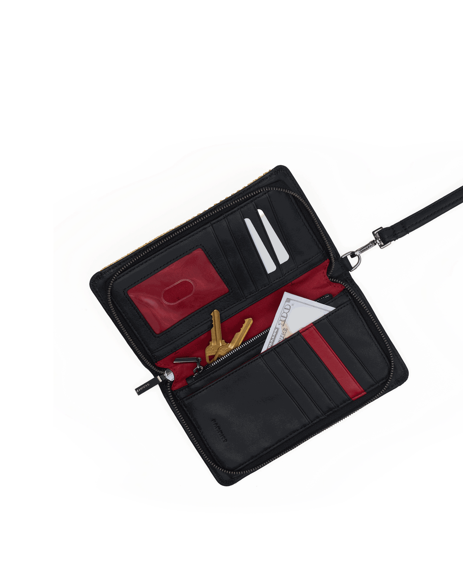 Bryant-Wallet-Noir-Smooth-Raffia-GM-Inside-View