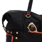 Ivy-Weekender-Black-Nylon-G-Red-Zip-Front-View-Detail